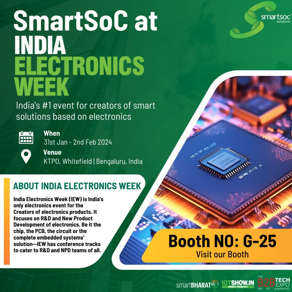 SmartSoC at India Electronics Week 2024
